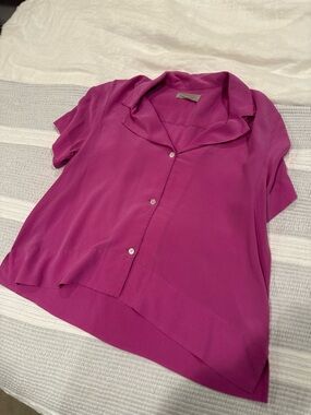 Everlane the boxy shirt in washable 100% silk